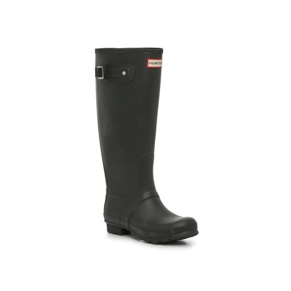 Hunter Women’s Size 8 Original Wellington Black Tall Rain Boot Waterproof New - Picture 1 of 15